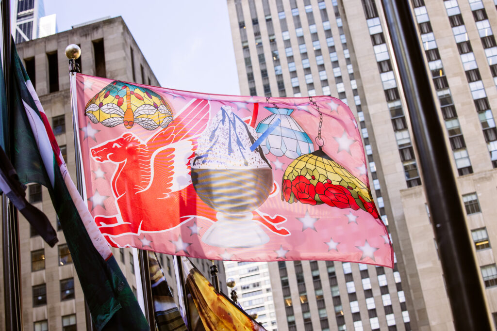 193 Flags Celebrating New York's Culinary Culture Rise at Rockefeller